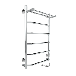 Полотенцесушитель Roof Lux с/п (electro) 80/50 (таймер, скр.монтаж, унив.подкл.R/L, Полиров.) INDIGO