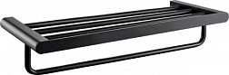 Полотенцедержатель с полкой WONZON & WOGHAND, Черный (WW-7781)