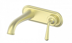 Смеситель для раковины встраиваемый WONZON & WOGHAND, Брашированное золото (WW-88869008-BG)