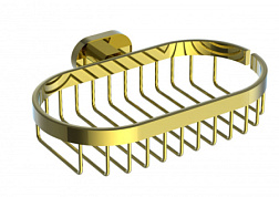 Мыльница с держателем WONZON & WOGHAND, Глянцевое золото (WW-8424-LG)