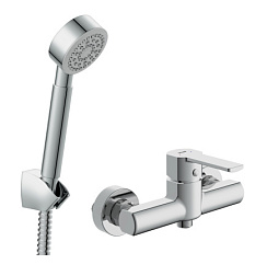 Комплект для ванной 2 в 1: смеситель SMART и душевой гарнитур CARI