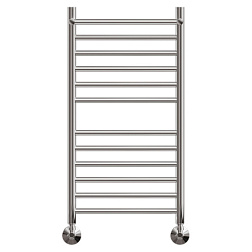 Полотенцесушитель водяной Point Аврора премиум PN10148SP П11 400x800 с полкой, хром