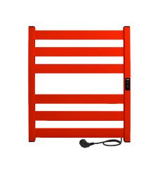 Полотенцесушитель Oktava Slim 5 (electro) 60/50 (таймер, скр.монтаж, унив.подкл.R/L, Electric Red) I