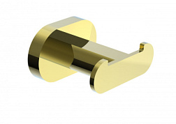 Двойной крючок для ванной WONZON & WOGHAND, Глянцевое золото (WW-8425-LG)