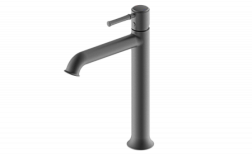 Смеситель для раковины высокий Wonzon & Woghand, Темный графит (WW-88019073-BGM)