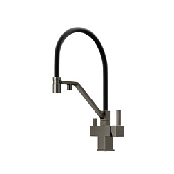 Смеситель для кухни SANCOS Loro с гибким изливом и возможностью подключения фильтра для воды, цвет в