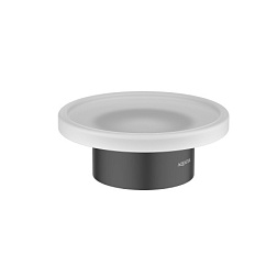 AQ4426MB ЛИРА мыльница настольная, матовый черный