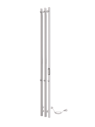 Полотенцесушитель Style 3 (electro) 120/13 (скр.монтаж, унив.подкл.R/L, Белый матовый) INDIGO