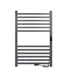 Полотенцесушитель Attic (electro) 80/50 (таймер, скр.монтаж, унив.подкл.R/L, Magnetic Grey) INDIGO