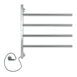 Полотенцесушитель Strela (electro) 60/52 (провод справа, Полиров.) INDIGO
