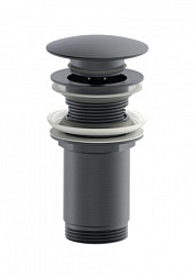 Донный клапан для раковины WONZON & WOGHAND, Темный графит (WW-88SS09-BGM)