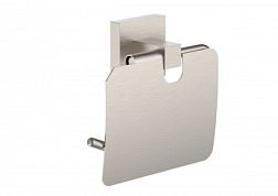 Держатель для туалетной бумаги с крышкой WONZON & WOGHAND, Брашированный никель (WW-8926-BN)