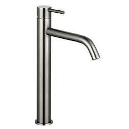 AQM 6214GM Siena Смеситель для раковины однорычажный 210мм, Gun metal