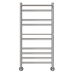 Полотенцесушитель водяной Point Артемида PN14150P П8 500x1000 c двумя полками, хром