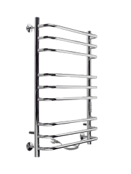 Полотенцесушитель Brace Lux б/п (electro) 70/40 (таймер, скр.монтаж, унив.подкл.R/L, Полиров.) INDIG