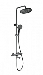Душевая система с термостатом WONZON & WOGHAND, Темный графит (WW-B3035-A2-BGG)