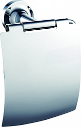 Держатель для туалетной бумаги с крышкой WONZON & WOGHAND, Хром (WW-6526)