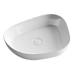 Умывальник чаша накладная неправильной формы Element 550*400*140мм