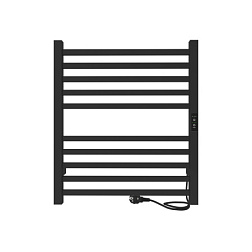 Полотенцесушитель Attic (electro) 60/50 (таймер, скр.монтаж, унив.подкл.R/L, Черный муар) INDIGO