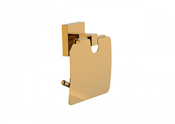 Держатель для туалетной бумаги с крышкой WONZON & WOGHAND, Темное золото (WW-8926-DG)