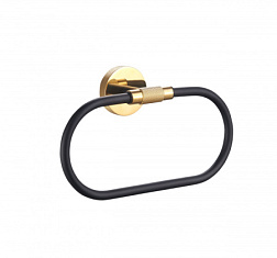 Кольцо для полотенец WONZON & WOGHAND, Черный/Золото (WW-9213)