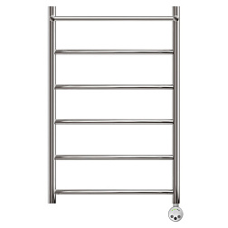 Полотенцесушитель электрический Point Афина PN04158PE П5 500x800 с полкой левый/правый, хром