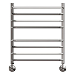 Полотенцесушитель водяной Point Нептун PN09156SP П7 500x600 с полкой, хром