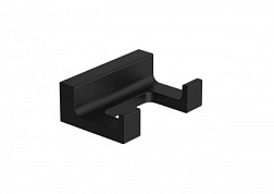 Двойной крючок для ванной WONZON & WOGHAND, Черный (WW-9125-BL)