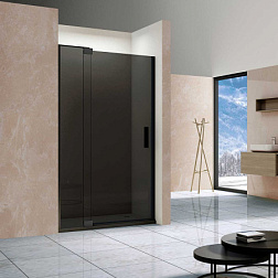 Душевая дверь Extra VDP-1E8090CGB, 800/900, черный, стекло тонированное, , шт