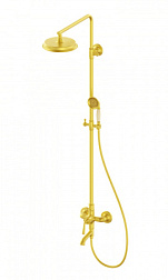 Душевая система WONZON & WOGHAND, Брашированное золото (WW-88739008-BG)