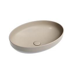 Умывальник чаша накладная овальная (цвет Капучино Матовый) Element 502*363*145мм