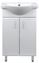 Комплект Тумба Коралл 50 с раковиной Basic 50 (Турция)