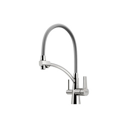 Смеситель для кухни SANCOS Eri с гибким изливом и возможностью подключения фильтра для воды, цвет бр