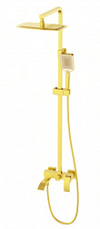 Душевая система WONZON & WOGHAND, Брашированное золото (WW-88739009-BG)