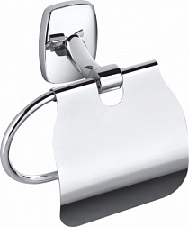 Держатель для туалетной бумаги с крышкой WONZON & WOGHAND, Хром (WW-1601)