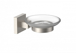 Мыльница с держателем WONZON & WOGHAND, Брашированный никель (WW-8922-BN)