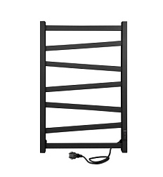 Полотенцесушитель Element б/п (electro) 80/50 (таймер, скр.монтаж, унив.подкл.R/L, Черный муар) INDI