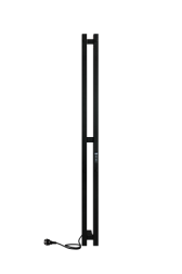 Полотенцесушитель Style PRO (electro) 120/10 (скр.монтаж, унив.подкл.R/L, Черный муар) INDIGO