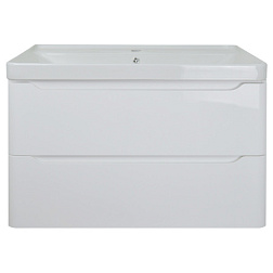 Комплект Тумба LOTOS 80/2 (815х480х570) подвесная с раковиной Monte 80