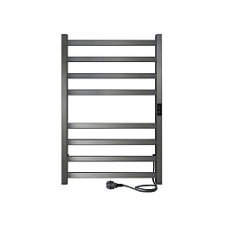 Полотенцесушитель Oktava Slim 3 (electro) 80/50 (таймер, скр.монтаж, унив.подкл.R/L, Graphite Metall