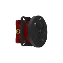 Встраиваемый смеситель для душа VSCV-322T-MMB двухфункциональный, термостатический, черный, , шт