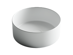 Умывальник чаша накладная круглая (цвет Белый Матовый) Element 358*358*137мм