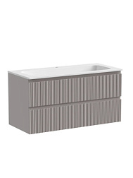 Тумба подвесная SANCOS Snob R 995х445х500, c двумя ящиками оснащенными доводчиками, Doha Soft, арт.S