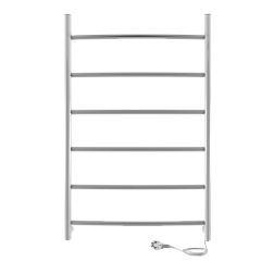 Полотенцесушитель Arc б/п (electro) 80/50 (скр.монтаж, унив.подкл.R/L, Белый матовый) INDIGO