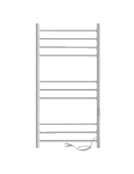 Полотенцесушитель Line Trinity (electro) 100/50 (таймер, скр.монтаж, унив.подкл.R/L, Белый матовый) 