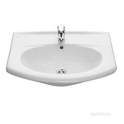 Умывальник Новая грань с переливом белый