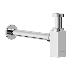 Дизайнерский бутылочный сифон для раковины с мокрым затвором (гидрозатвором), донная часть снимается