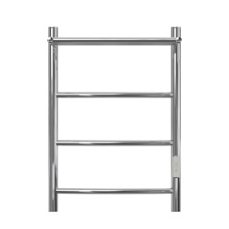 Полотенцесушитель электрический Point Афина PN04846P П3 400x600 с полкой, диммер справа, хром