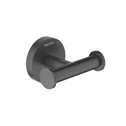 AQ4202MB ОБЕРОН крючок двойной, матовый черный