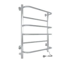 Полотенцесушитель Europe Lux б/п (electro) 60/50 (таймер, скр.монтаж, унив.подкл.R/L, Полиров.) INDI